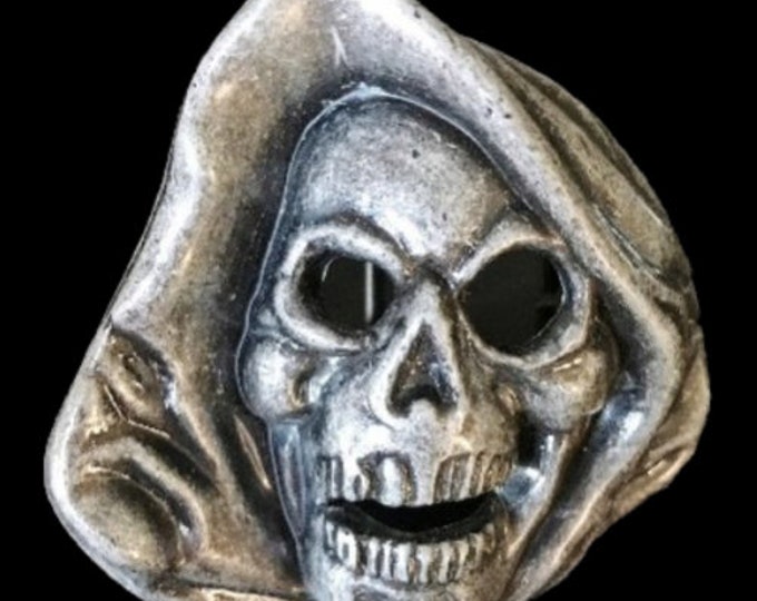 Grim Reaper Belt Buckle Reaper's Skull Skeleton Ghost Halloween Belts Buckles