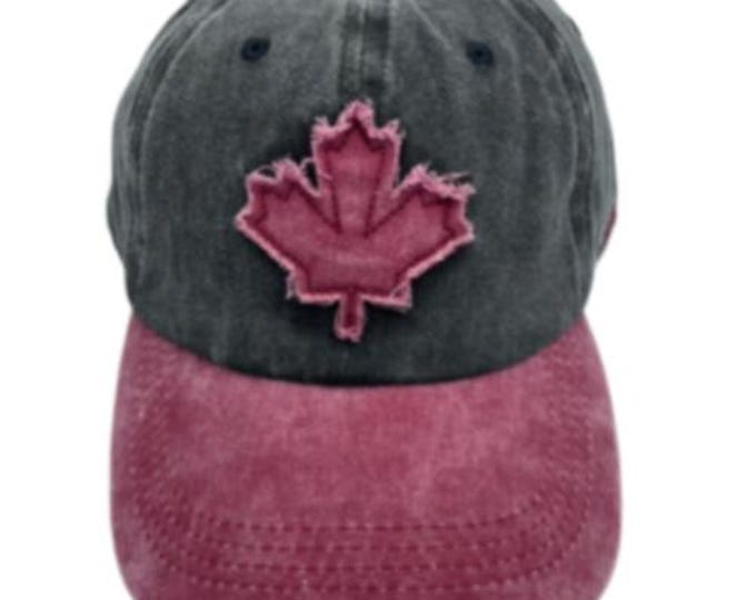 Canada Mapleleaf  Distressed Trucker Hat Baseball Caps