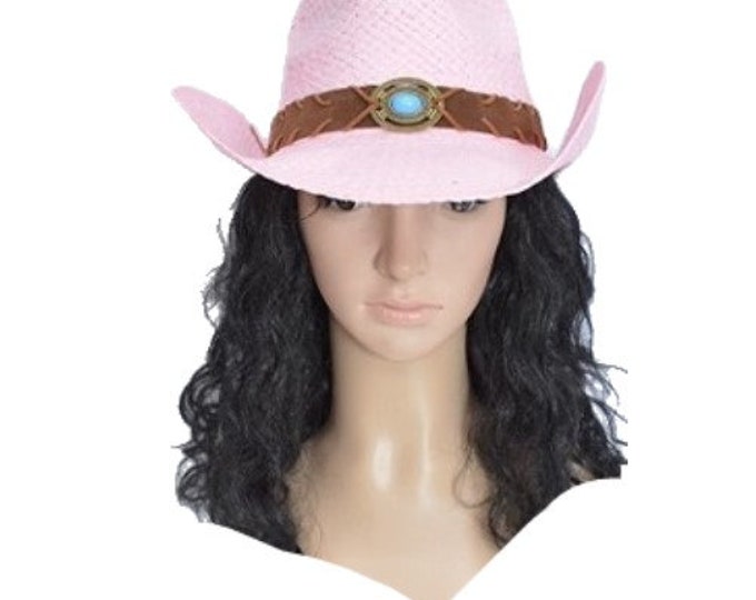 Straw Hat Summer Outdoor Men Women Western Cowboy Breathable Fashion Hats