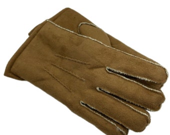 Men's Winter Fashion Warm Gloves Faux Fur