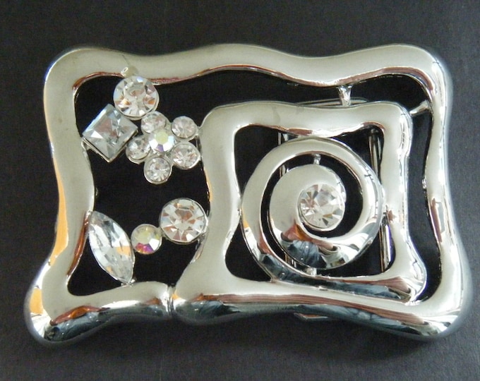 Rhinestone Women's Modern Fashion Belt Buckle