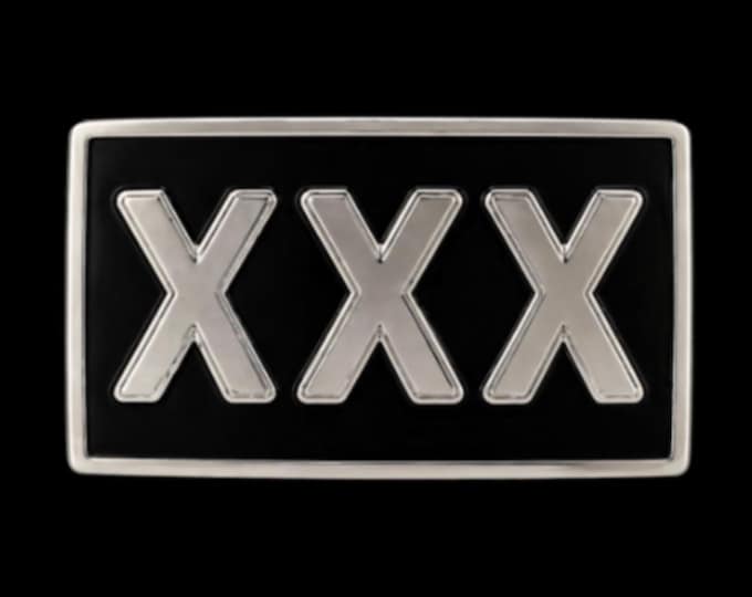 Belt Buckle XXX Sexy 3 X Rated Movie Stars Buckles