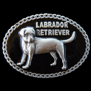Labrador Retriever Pet Animal Dog Belt Buckle