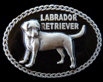 Labrador Retriever Pet Animal Dog Belt Buckle