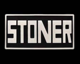 Belt Buckle Stoner Stone Weed Pot Smoker Alcohol Marijuana Party Belt & Buckles