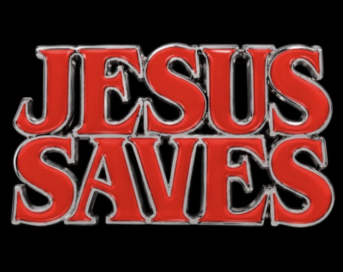 Jesus Saves Religious Christian Belt Buckle Buckles
