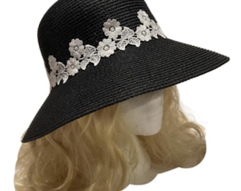 Summer Floppy  Hat Women Ladies Wide Brim Beach Hat Sun Foldable Cap