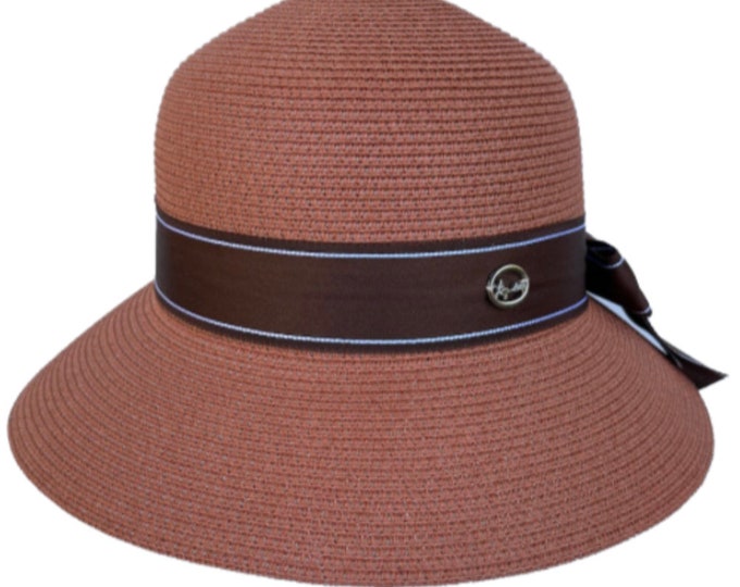 Women's Natural Packable Wide Brim Casual Straw Summer Sun Hats