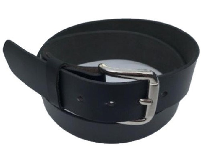 New Plain Leather Belt Snap-On Removable Buckle Solid Unisex Men's Women's