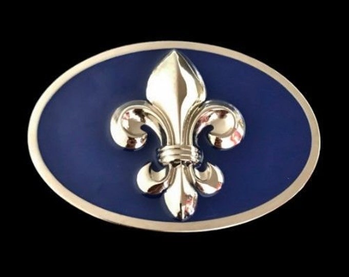 Fleur De Lis Lys Belt Buckle Buckles Boucle De Ceinture