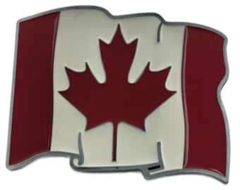 Canada Canadian Flag Maple Leaf Belt Buckle Buckles Buckles