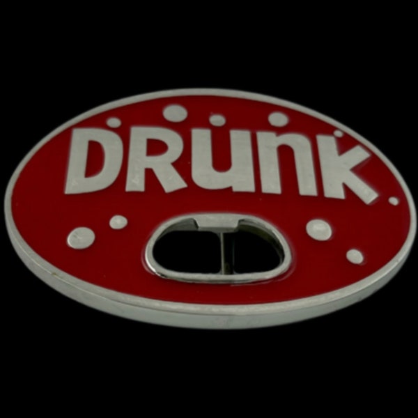 Funny Drunk Breathalyzer Booze Humor  Belt Buckle Boucle De Ceinture