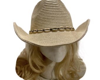 Straw Hat Summer Outdoor Men Women Western Cowboy Cowgirl Hats