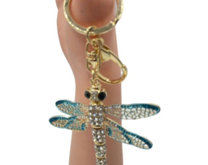 Dragonfly Keychain Handbag Pendant Car Key Chains Charm