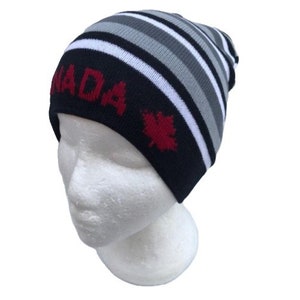 Canada Toque Beanie Hat Tuque Canadian Flag Toques Maple Leaf Ski Hats