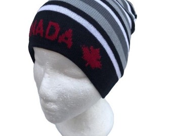 Canada Toque Beanie Hat Tuque Canadian Flag Toques Maple Leaf Ski Hats