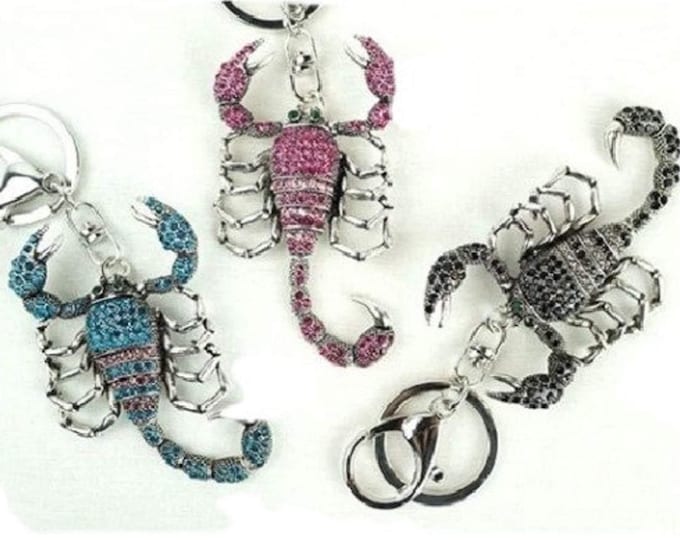 Scorpion keychain Pendant Crystal Bag Pendant Key Chains