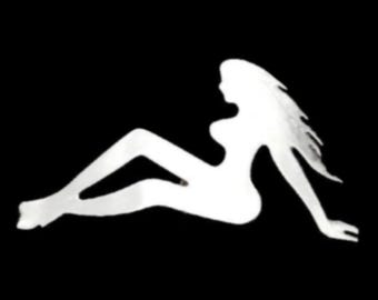 Sexy Naked Girl Truck Mud Flap Chick Trucker Truck Driver Belt Buckle Buckles