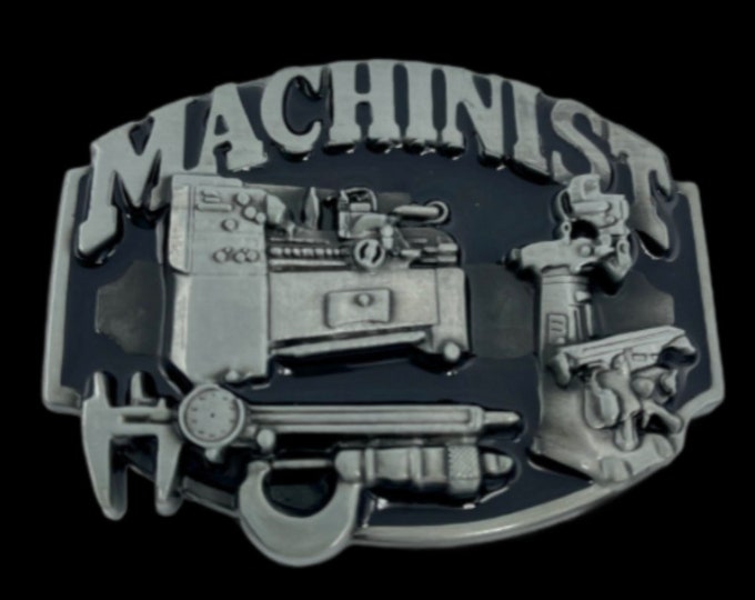 Machinist Machine Operators Metal Belt Buckle