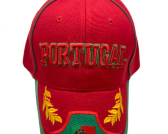 Hat Portugal Flag Sports Portuguese Soccer Team Baseball Ball Cap