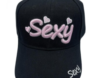 Sexy Hearts Embroidered Women's Baseball Cap Hat