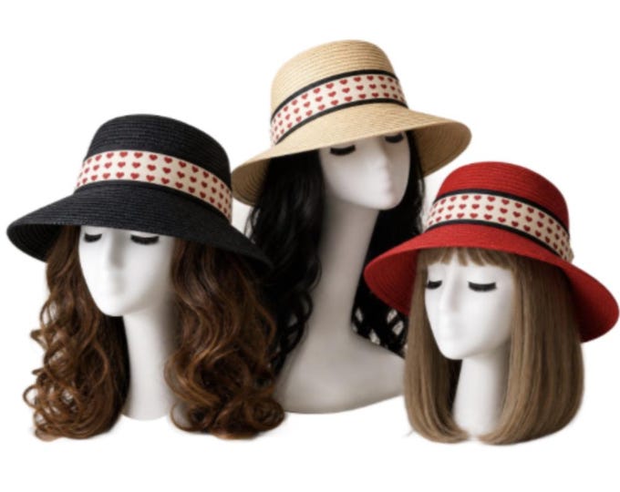 Women's Straw Wide Brim Ribbon Panama Sun Shade Summer Beach Hat