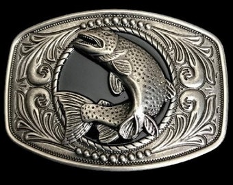 Fishing Belt Buckle - Fishing - Fisherman Fish Belt Buckles!