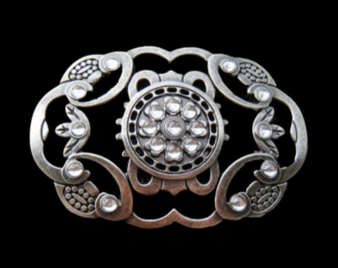 Rhinestone Flower Western Girl Women's Belt Buckle Belts Buckles