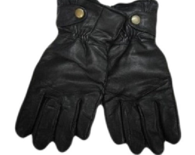 New Genuine Leather Gloves Men's Black Winter Walking Driving 3M Thinsulate