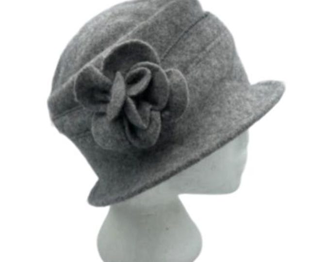 Women's Vintage Gatsby Style Wool Bucket Cloche Beanies Beret Winter Hats