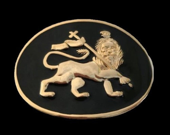 Gold Lion Crown Belt Buckle Boucle De Ceinture