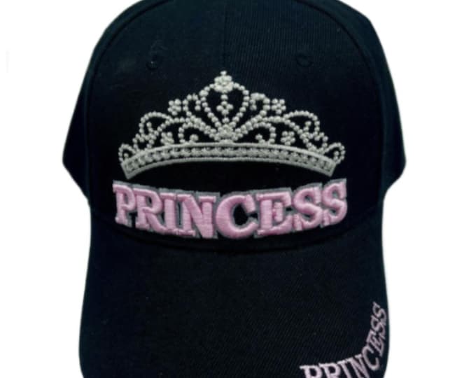 Princess Tiara Women's Embroidered Baseball Cap Hat