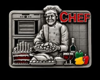 Belt Buckle Gourmet Chef Profession Hotel Restaurant Kitchen Culinary Chefs Buckles
