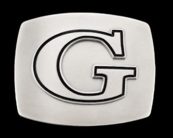 Initial G Letter Belt Buckle Alphabet Letters Initials Monogram Belts Buckles