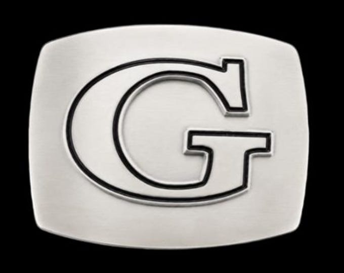 Initial G Letter Belt Buckle Alphabet Letters Initials Monogram Belts Buckles