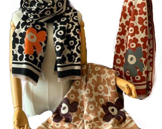 Women's  Quality Double Sided Pattern Scarf Evening Shawl Scarves