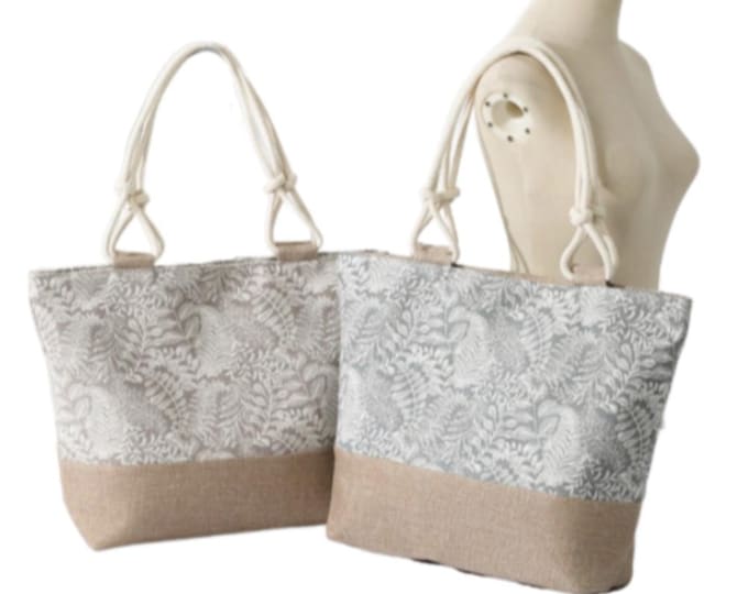 Large Capacity Zipper Handbag Shopping Travel Tote Shoulder Beach Bag