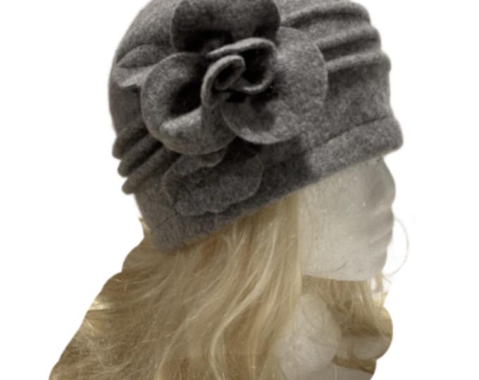 Women's Vintage Gatsby Style Wool Bucket Cloche Beanies Beret Winter Hats