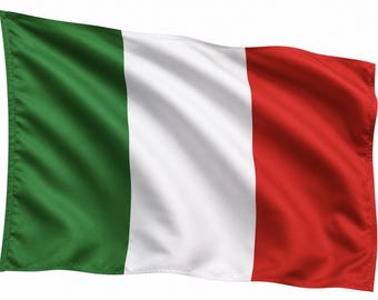 Italy Italia National Country Pole Waving Flag Drapeau Italian