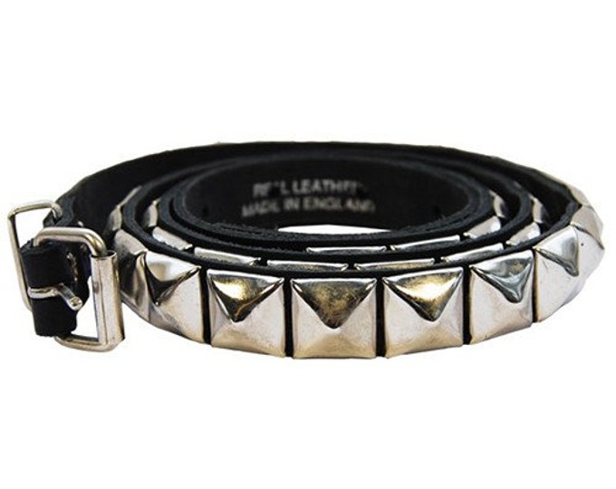 Punk Rock Era Metal Studs Genuine Leather Unisex Belts Buckles