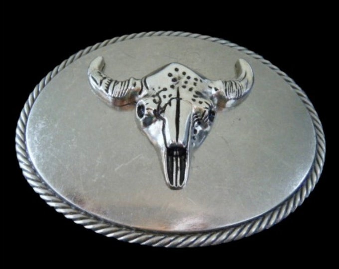 Belt Buckle Cow Steer Texas Longhorns Farm Cows Ranch Western Belt & Buckles