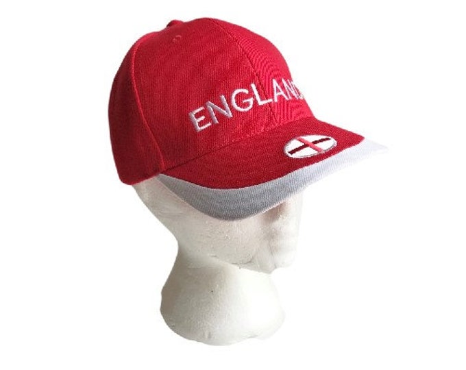 England Flag UK British Soccer All Sports Base Home Run Baseball Bat Players Cap