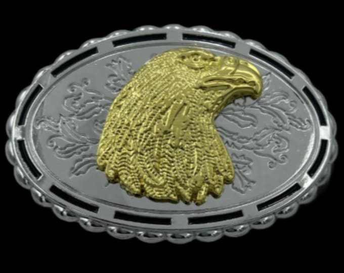 Western Style American Bald Eagle Belt Buckle Buckles