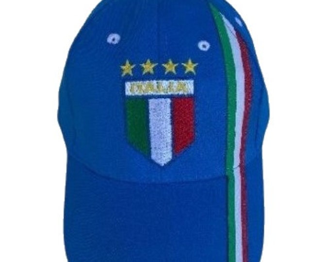 Italy Italian Flag Soccer Baseball Hat Cap Hats