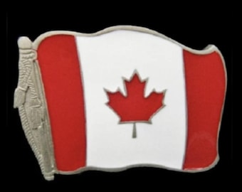 Canada Maple Leaf Flag Beer Bottle Opener Buckles