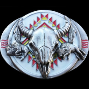 Cow Steer Longhorn Longhorns Belt Buckle Buckles