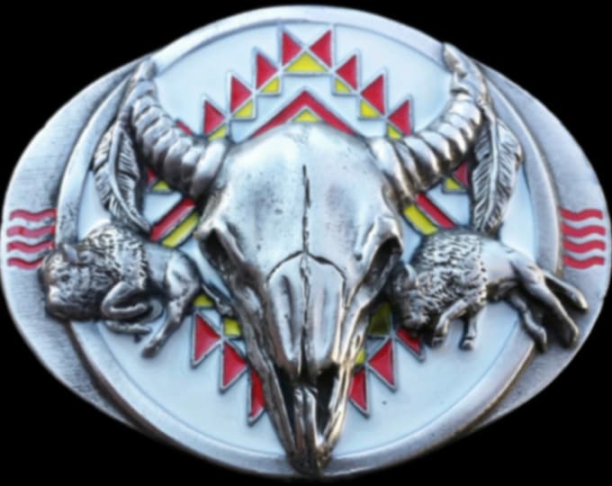 Cow Steer Longhorn Longhorns Belt Buckle Buckles