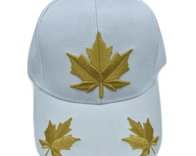 Canada Canadian Flag Maple Leaf Embroidered Baseball Cap Hat Casquette