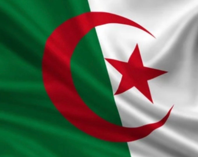 Algeria Algerian Pole Flag Drapeau Algerien