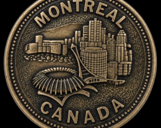 Belt Buckle Montreal Canada Stadium 1976 Olympic Buckles